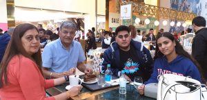 Shanil & Rekha took us to Shopping Centre for an outing