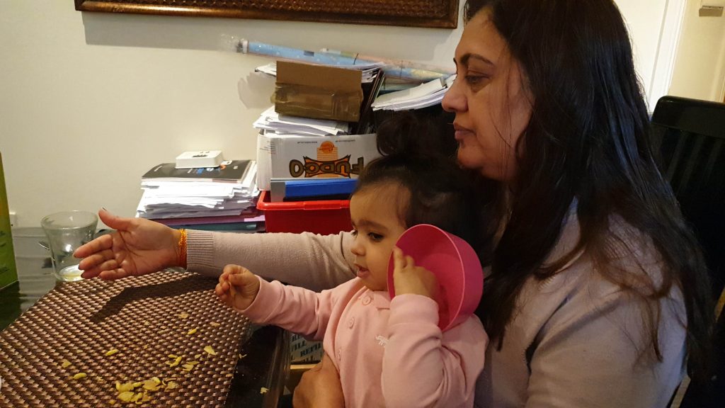 Chandni and Kaylan visit us